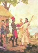 Raja Ravi Varma Bhishma Pledge oil